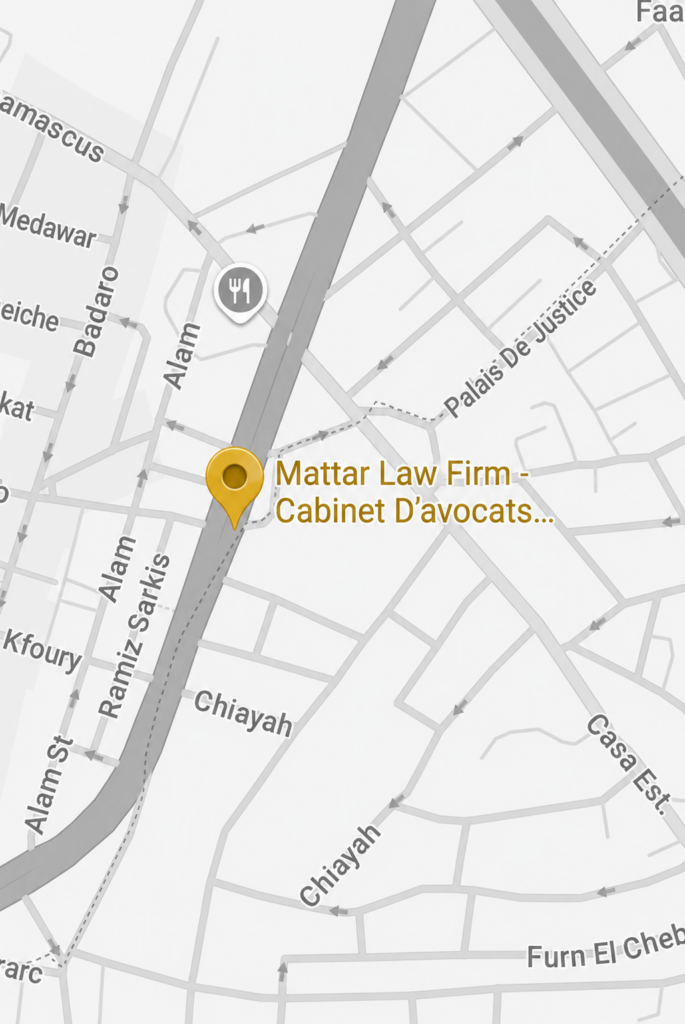 Mattar Law Firm location map